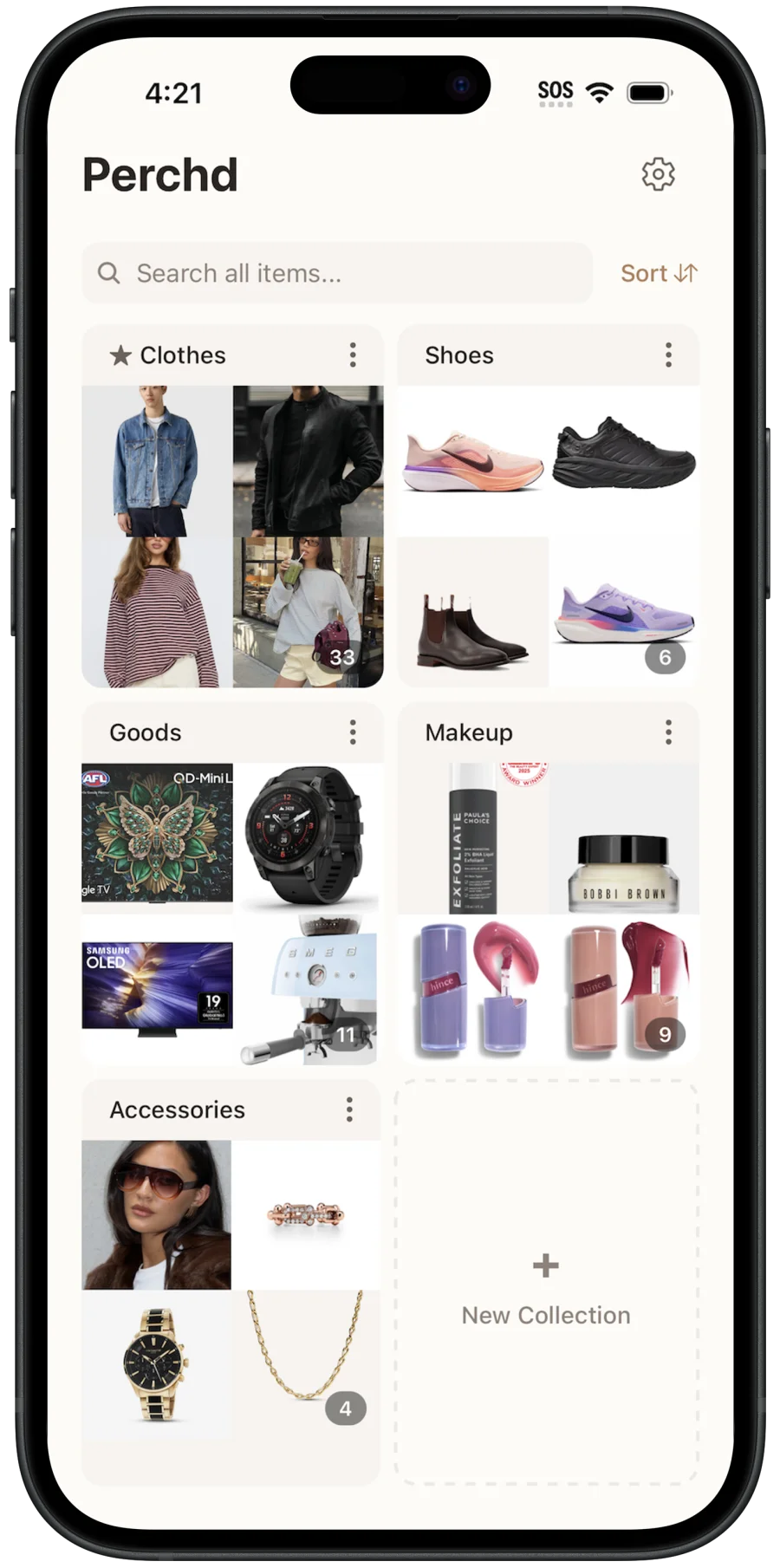Perchd Collection Browser